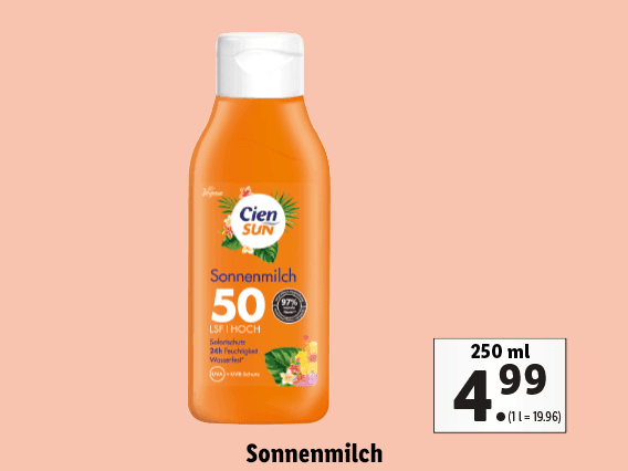 Sonnenmilch