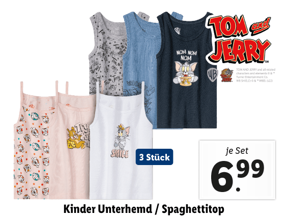  Tom and Jerry™ Kinder Unterhemd
