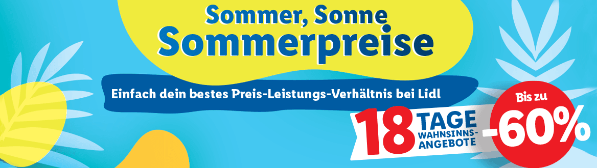 Sommer Sonne Sommerpreise