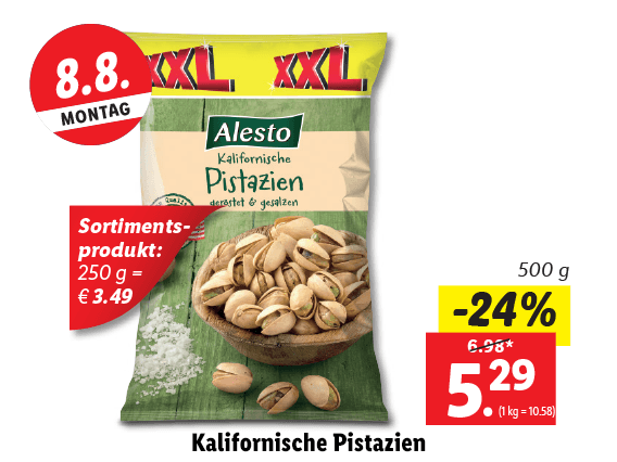 Kalifornische Pistazien 