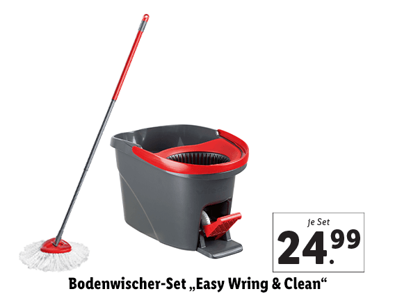  Vileda® Bodenwischer-Set „Easy Wring & Clean“