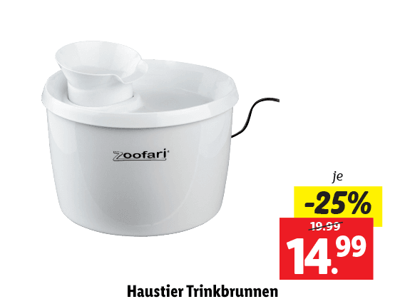 Haustier Trinkbrunnen 