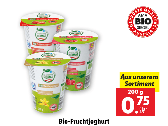 Bio-Fruchtjoghurt 