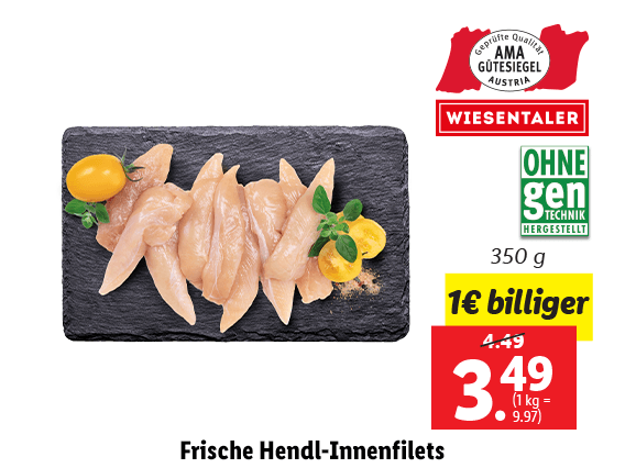 Frische Hendl-Innenfilets 