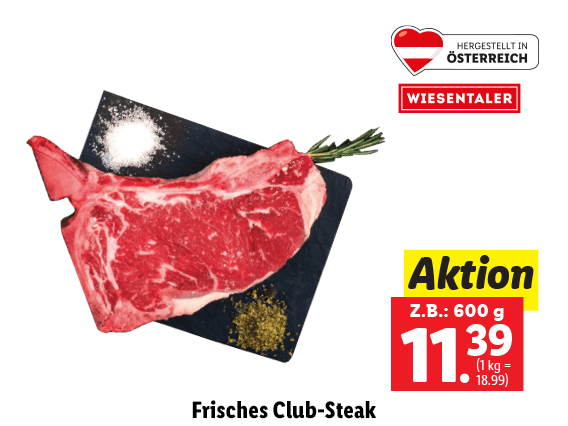 Frisches Club-Steak 