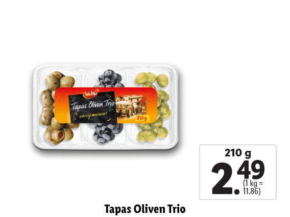 Tapas Oliven Trio 