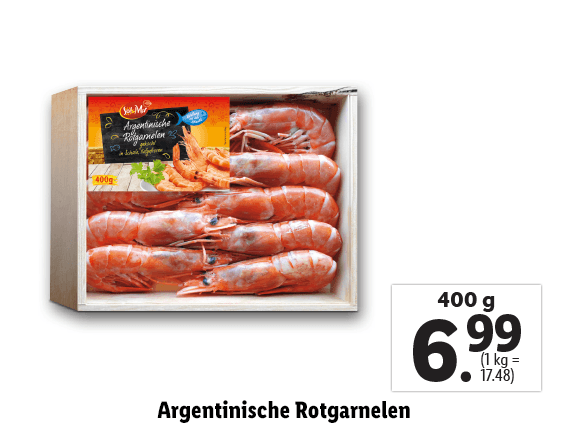 Argentinische Rotgarnelen 