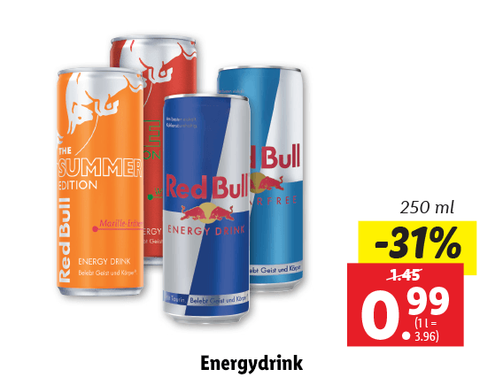 Red Bull Energydrink 