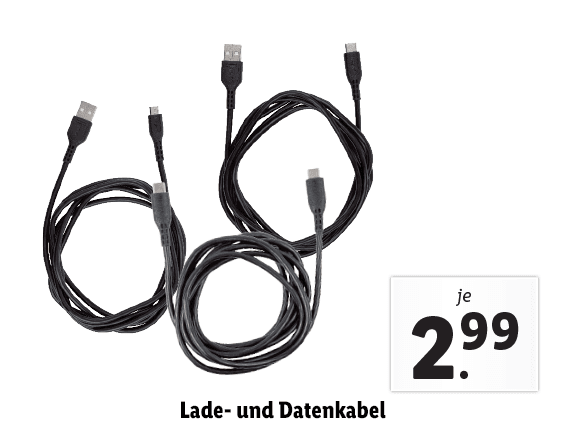 Lade- und Datenkabel 
