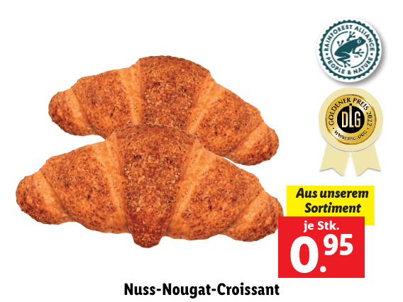 Nuss-Nougat-Croissant 