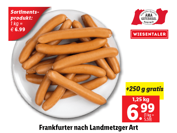 Frankfurter nach Landmetzger Art 