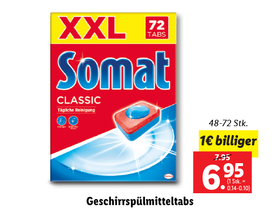 Somat Geschirrspülmitteltabs 