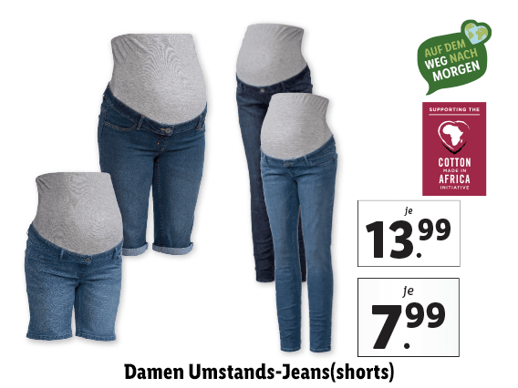 Damen Umstandsjeans 