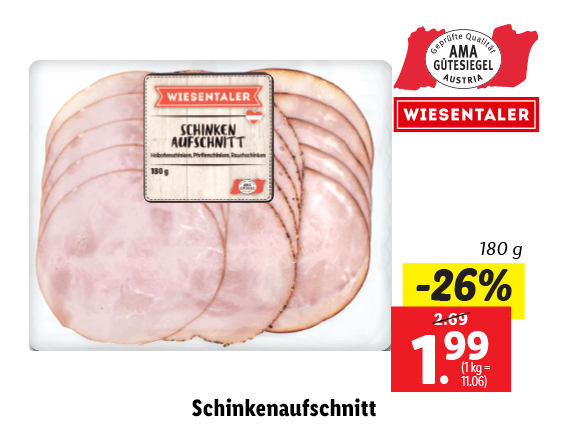 Schinkenaufschnitt 