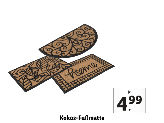 Kokos-Fußmatte
