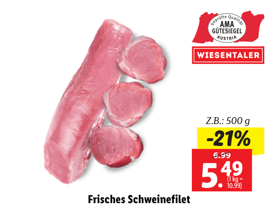 Frisches Schweinefilet 