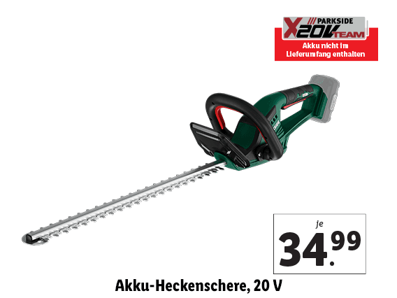  Akku-Heckenschere, 20 V 