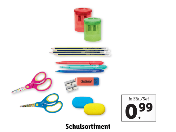Schulsortiment 