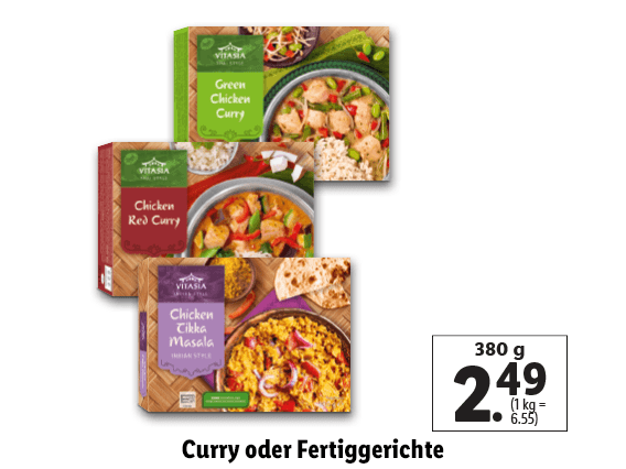 Curry oder Fertiggerichte 