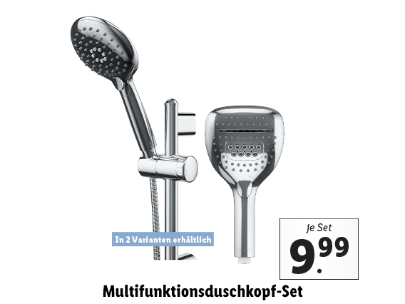 Multifunktionsduschkopf-Set 