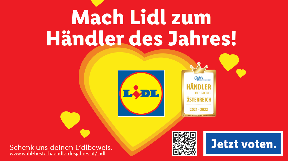 Jetzt Lidl zum Händler des Jahres wählen