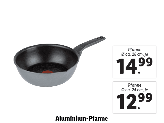 Aluminium-Pfanne, Ø ca. 28 cm 