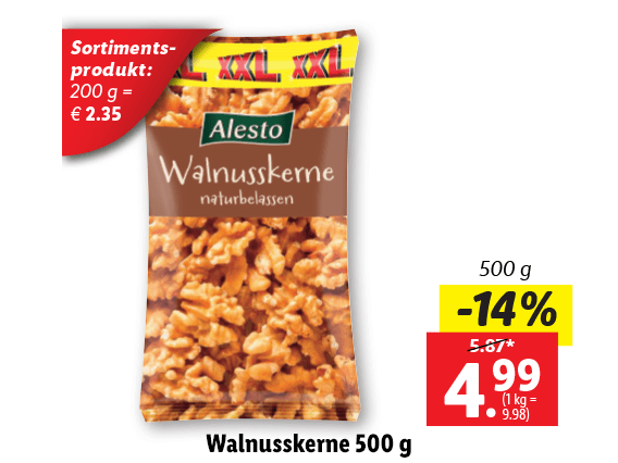 Walnusskerne 500 g 