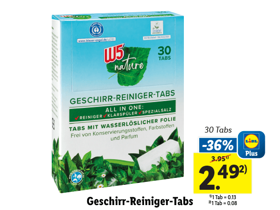 Geschirr-Reiniger-Tabs 