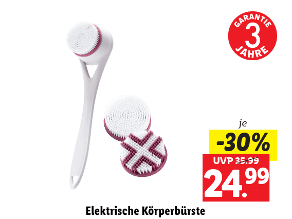 Sanitas Elektrische Körperbürste 