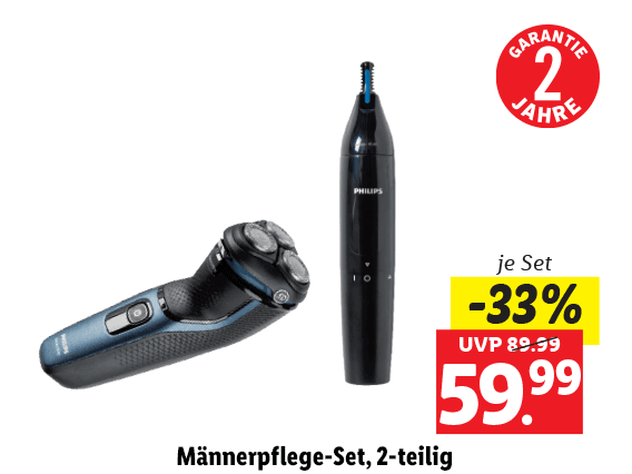 Philips Männerpflege-Set, 2-teilig 