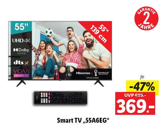 Hisense Smart TV „55A6EG“ 