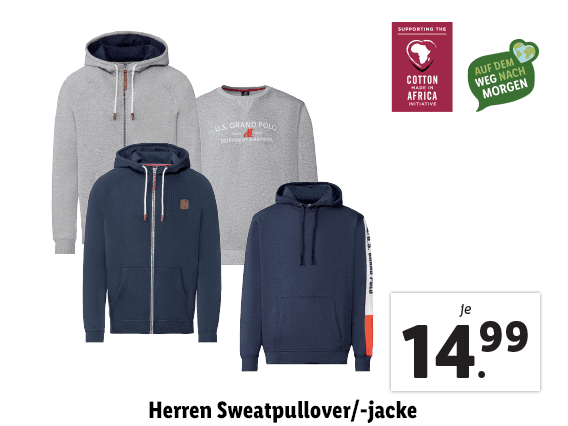 Herren Sweatpullover/-jacke