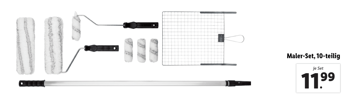  Maler-Set, 10-teilig