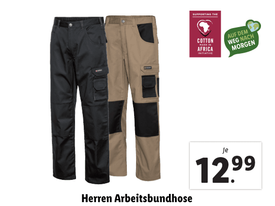  Herren Arbeitsbundhose