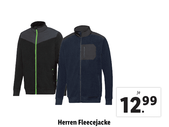  Herren Fleecejacke