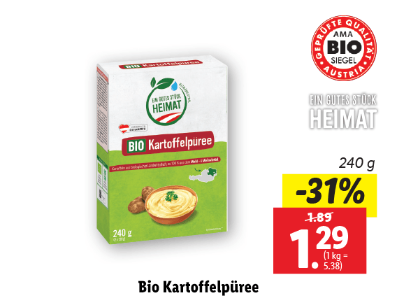 Bio Kartoffelpüree 