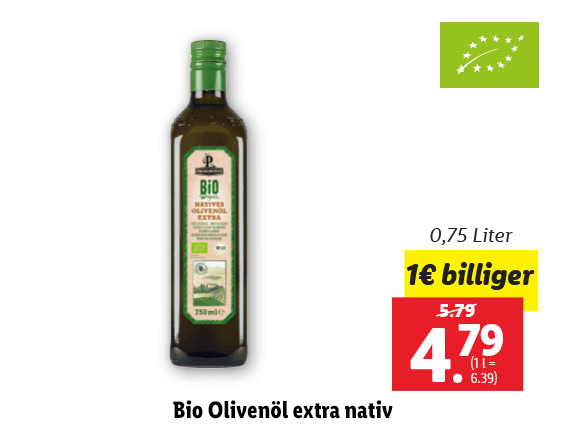 Bio Olivenöl extra nativ 