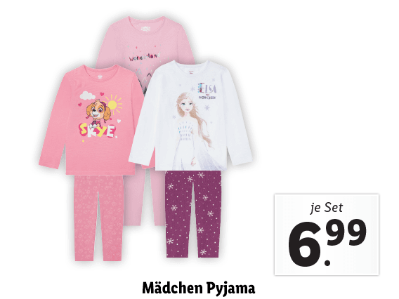 Mädchen Pyjama