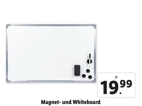 Magnet- und Whiteboard 