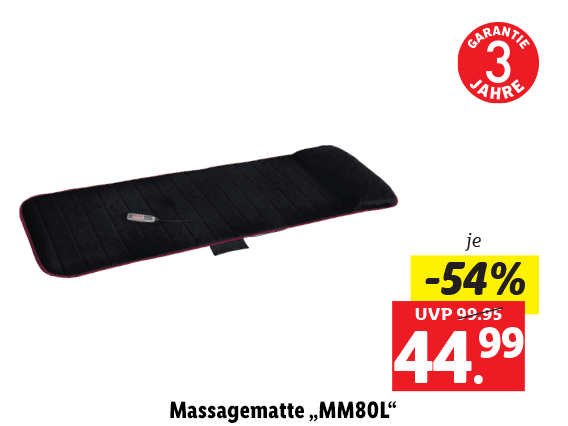 Medisana® Massagematte „MM80L“ 