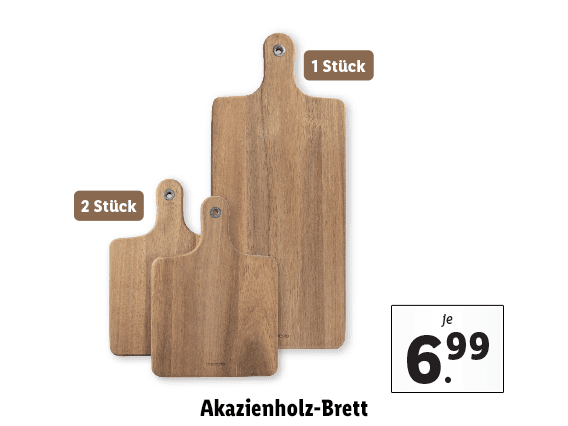 Akazienholz-Brett 