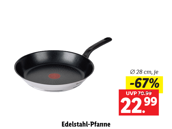 Tefal® Edelstahl-Pfanne, ⌀ 28 cm 