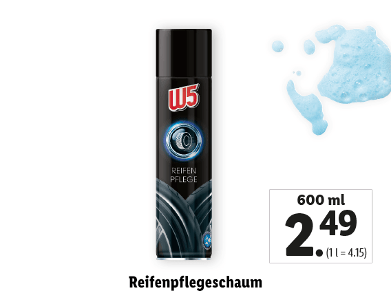 Reifenpflegeschaum 
