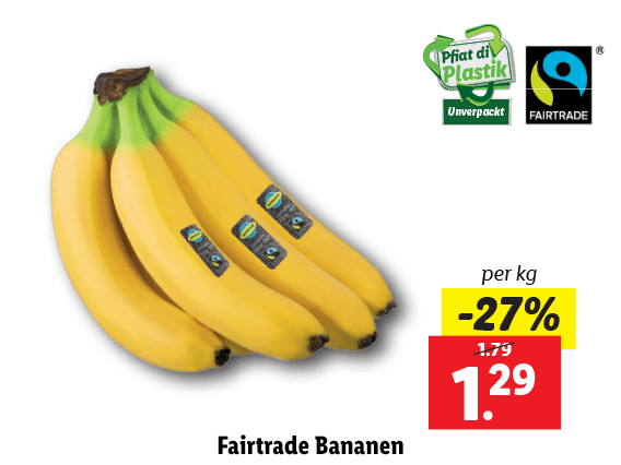 Fairtrade Bananen 