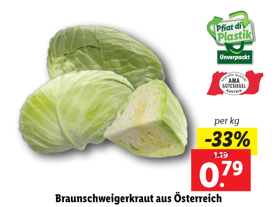 Braunschweigerkraut aus Österreich 