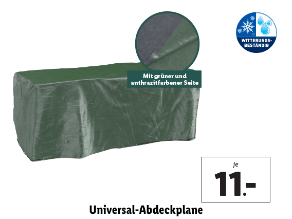 Universal-Abdeckplane 