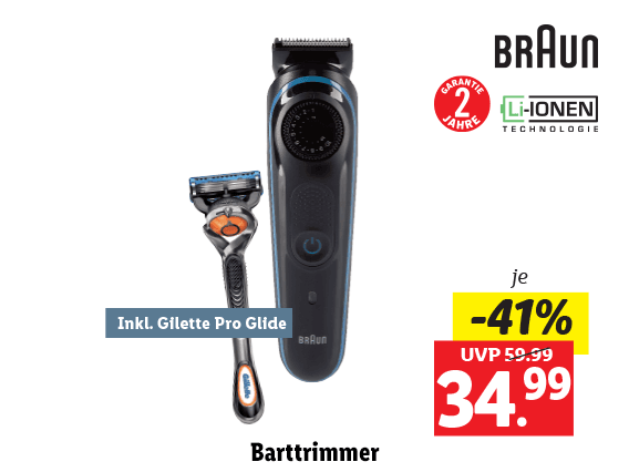 Braun Barttrimmer 