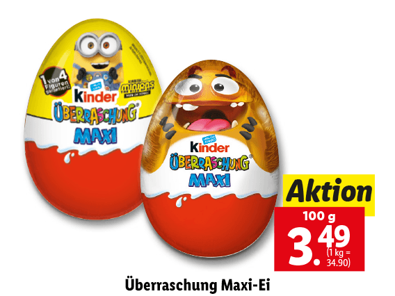  Kinder Überraschung Maxi-Ei 