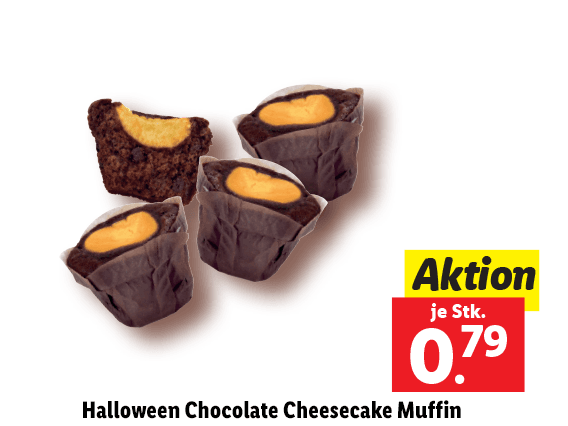 Halloween Chocolate Cheesecake Muffin 