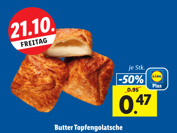 Butter Topfengolatsche 